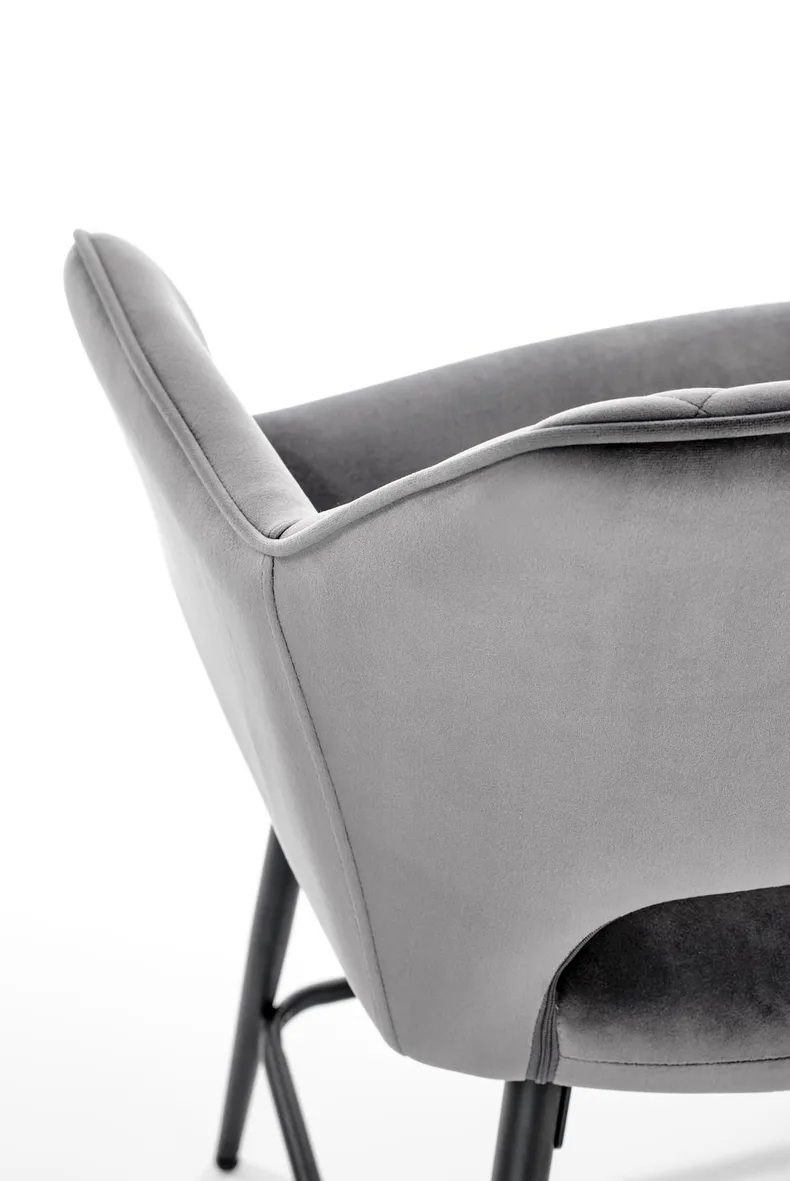 Барный стул HALMAR H107 хокер серый фото №4