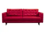 BRW Тримісний диван-ліжко Tivoli з ящиком для зберігання велюровий червоний, Riviera 61 SO3-TIVOLI-3DL-G1_B8487E фото