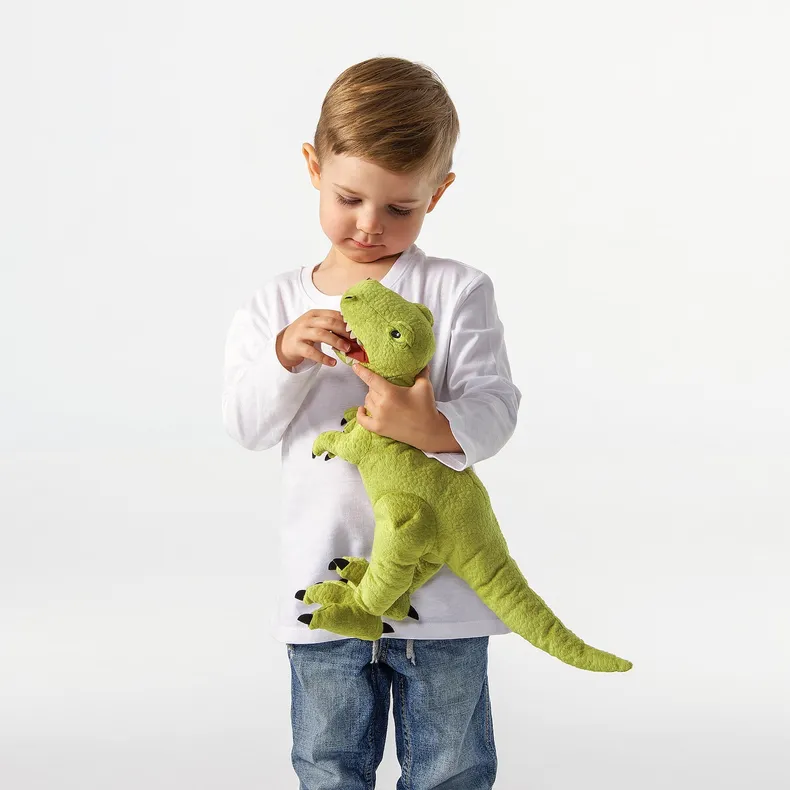 IKEA JÄTTELIK ЄТТЕЛІК, іграшка м’яка, динозавр/тиранозавр Рекс, 44 см 904.711.71 фото №2