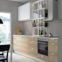 IKEA ENHET ЕНХЕТ, кухня, білий / імітація. дуб білий, 323x63.5x241 см 293.378.60 фото thumb №2