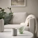 IKEA SILKESTRÄD СИЛКЕСТРЭД, подсвечник для греющей свечи, светло-зелёный, 11 см 505.705.21 фото thumb №3