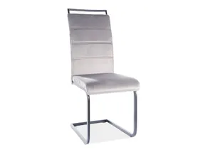 Кухонный стул SIGNAL H-441 Velvet, серый фото