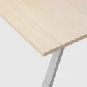 IKEA UTESPELARE УТЕСПЕЛАРЕ, геймерський стіл, під ясен/сірий, 160x80 см 105.715.32 фото thumb №9