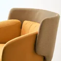 IKEA BINGSTA БІНГСТА, крісло, Віссле темно-жовтий / Кабуса темно-жовтий 404.556.49 фото thumb №5