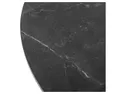 Стол круглый шпонированный BRW Graus, 110 см, черный BLACK фото thumb №2