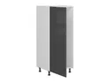 BRW Кухонный шкаф для встраиваемого холодильника Tapo Special 60 см левый антрацит экрю, альпийский белый/антрацитовый экрю FK_DL_60/143_L-BAL/ANEC фото thumb №3