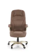 Крісло комп'ютерне офісне обертове HALMAR CARLOS : коричневий фото thumb №5
