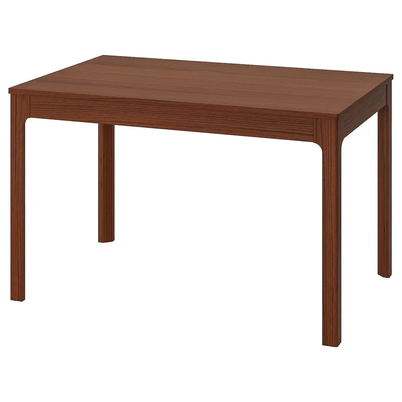 IKEA EKEDALEN ЕКЕДАЛЕН, розкладний стіл, коричневий, 120 / 180x80 см 303.408.09 фото №1