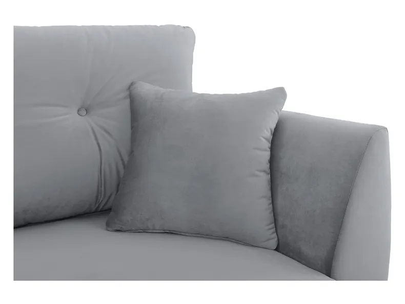 BRW Трехместный диван-кровать Merla с ящиком для хранения велюровый серый, Волшебный бархат 2217 SO3-MERLA-LX_3DL-G3_BB56B7 фото №7