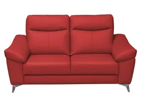 BRW Двухместный диван Luna 2 натуральная кожа красный, Мадрас 502 SO-LUNA-2-SK+ECO_B6B279 фото