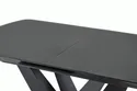 Обеденный стол раскладной HALMAR PATRIZIO 160-200x90 см, столешница - темный ясен, ножка - черный фото thumb №15