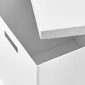 IKEA TJENA ТЬЕНА, коробка с крышкой, белый, 35x50x30 см 903.743.49 фото thumb №6