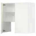 IKEA METOD МЕТОД, навесной шкаф д / вытяжки / полка / дверь, белый / белый, 80x80 см 295.043.59 фото thumb №1