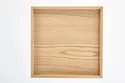 Журнальный столик деревянный HALMAR YAVA, 42x42 см, дуб натуральный/черный фото thumb №4