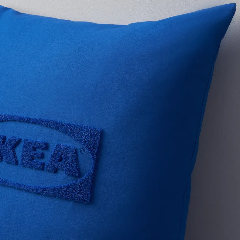 IKEA AURTIENDE, наволочка, синій, 50x50 см 705.789.84 фото №2