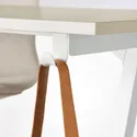 IKEA TROTTEN ТРОТТЕН, письмовий стіл, бежевий / білий, 140x80 см 994.342.59 фото thumb №11