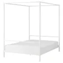 IKEA VITARNA ВИТАРНА, каркас кровати с 4-х стойками, белый/Лурёй, 140x200 см 095.561.27 фото thumb №2