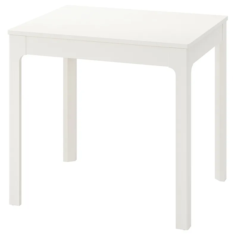 IKEA EKEDALEN ЕКЕДАЛЕН, розкладний стіл, білий, 80/120x70 см 703.408.26 фото №1