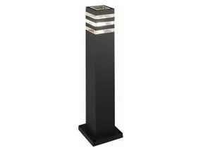 BRW Садовый столб Oir 65 см алюминиевый черный 073352 фото