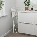 IKEA FRANKLIN ФРАНКЛІН, барний стілець зі спинкою, складан, білий/білий, 63 см 704.048.75 фото thumb №3