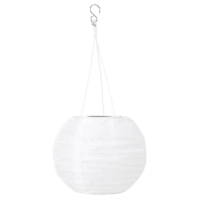 IKEA SOLVINDEN СОЛВИДЕН, подвесная светодиодная лампа, внешний / сфера белая, 22 см 005.136.70 фото №1