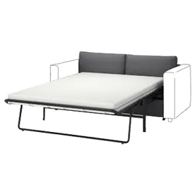 IKEA VIMLE ВИМЛЕ, секция 2-местного дивана-кровати, Халларп серый 095.371.05 фото