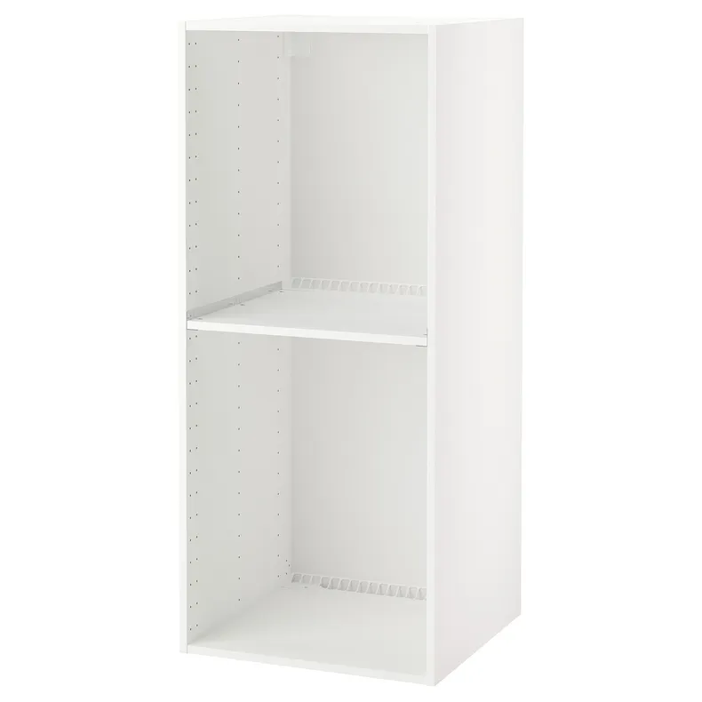IKEA METOD МЕТОД, каркас вис шафи д / холодильника / дух, білий, 60x60x140 см 203.854.74 фото №1