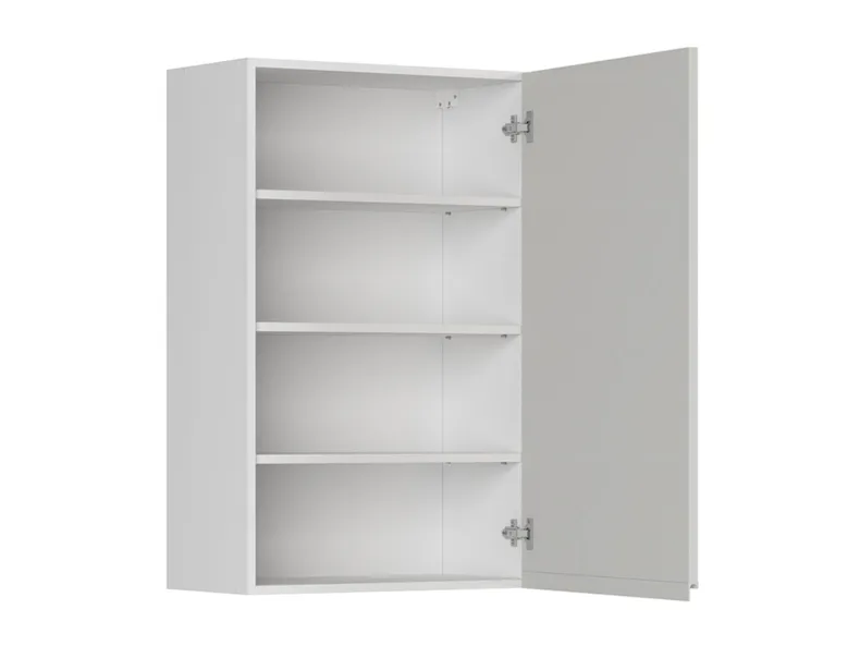 BRW Верхний кухонный шкаф 60 см правый светло-серый глянец, альпийский белый/светло-серый глянец FH_G_60/95_P-BAL/XRAL7047 фото №3