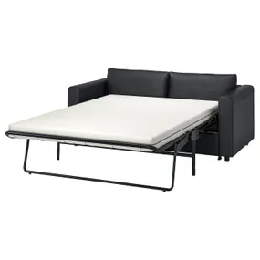 IKEA VIMLE ВИМЛЕ, 2-местный диван-кровать, Гранн / Бомстад черный 094.773.33 фото
