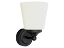 BRW Настінний світильник для ванної кімнати Bali зі сталі та скла біло-чорного кольору 083948 фото thumb №1