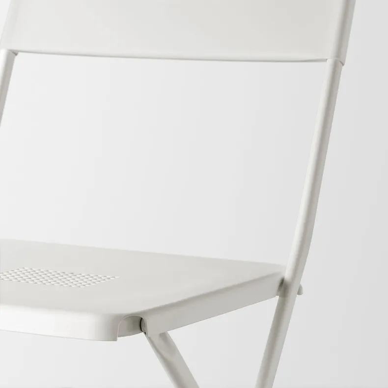IKEA FEJAN ФЕЯН, стілець, вуличний, складаний білий 102.553.07 фото №4
