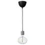 IKEA SKAFTET СКАФТЕТ / MOLNART МОЛЬНАРТ, підвісний світильник із лампою, нікельований / еліпсовий різнокольоровий 094.945.30 фото