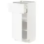 IKEA METOD МЕТОД / MAXIMERA МАКСИМЕРА, напольный шкаф с ящиком / дверцей, белый Энкёпинг / белая имитация дерева, 40x37 см 794.734.35 фото