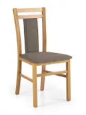 Кухонный стул HALMAR HUBERT8 ольха/коричневый фото thumb №1