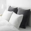 IKEA SANELA САНЕЛА, чохол на подушку, темно-сірий, 65x65 см 104.476.89 фото thumb №3