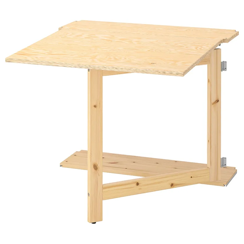 IKEA IVAR ІВАР, складаний стіл, сосна, 80x30-91 см 405.124.66 фото №1