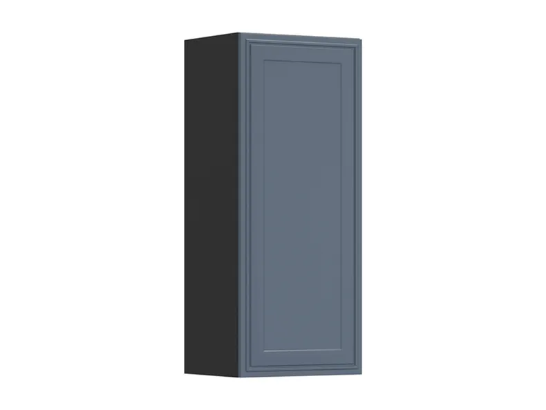 BRW Верхний кухонный шкаф Верди 40 см левый мистик матовый, черный/матовый FL_G_40/95_L-CA/MIM фото №2