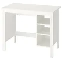 IKEA BRUSALI БРУСАЛІ, письмовий стіл, білий, 90x52 см 404.397.63 фото thumb №1