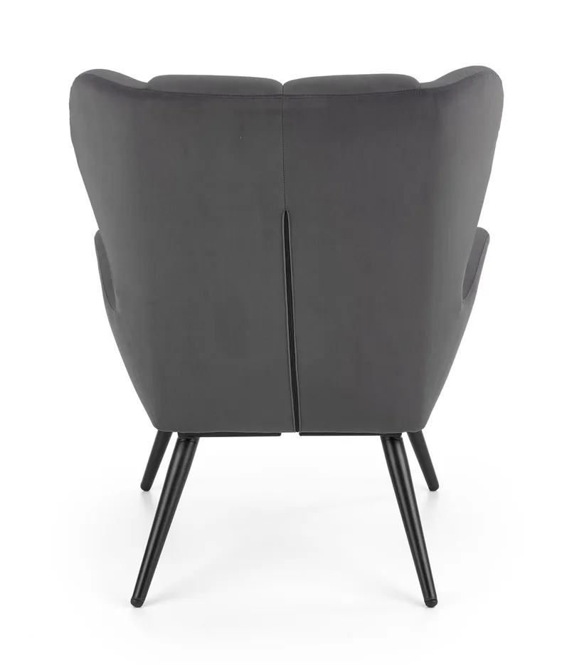 Мягкое кресло HALMAR TYRION, серый фото №9