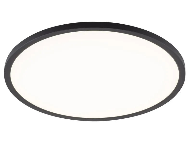 BRW Плафон для ванної Aqua LED з диммером чорного кольору 092473 фото №2