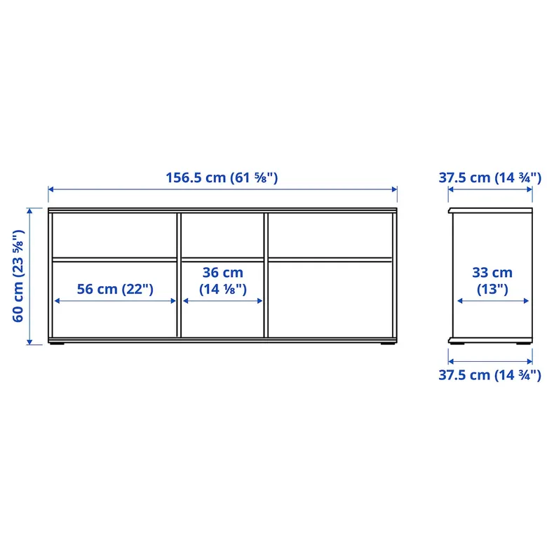 IKEA SKRUVBY СКРУВБЮ, комбінація шаф для телевізора, білий, 216x38x140 см 694.946.07 фото №7