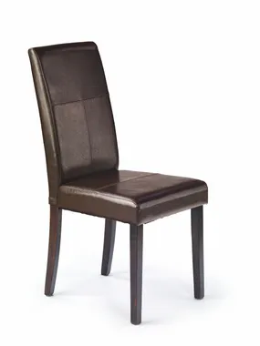 Кухонний стілець HALMAR KERRY BIS венге/темно-коричневий фото