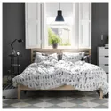 IKEA TARVA ТАРВА, каркас кровати, сосна / Линдбоден, 140x200 см 394.950.57 фото thumb №4