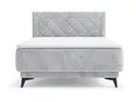 BRW Континентальне ліжко Zalea 160x200 з ящиком для зберігання сірий, Неве 80 LO_KT-ZALEA-160X200-G2-NEVE_80 фото thumb №1