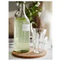 IKEA KORKEN КОРКЕН, бутылка с пробкой, прозрачное стекло, 1 л 302.135.52 фото thumb №4