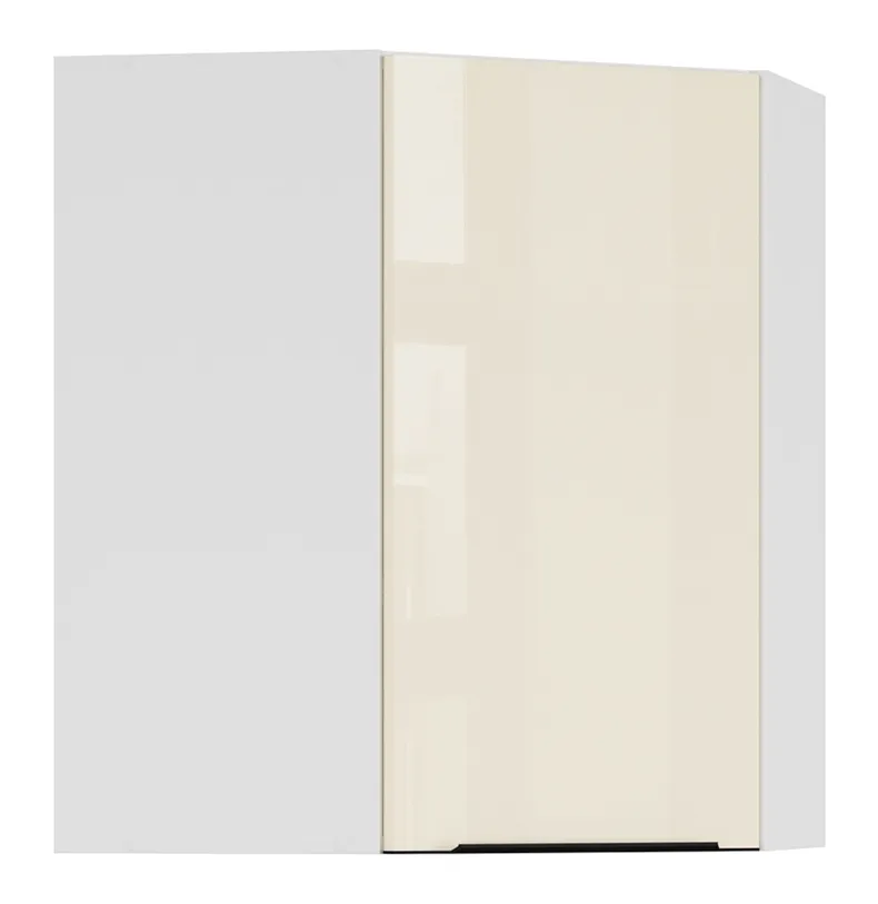 BRW Sole L6 60 см правый угловой кухонный шкаф магнолия жемчуг, альпийский белый/жемчуг магнолии FM_GNWU_60/72_P-BAL/MAPE фото №2