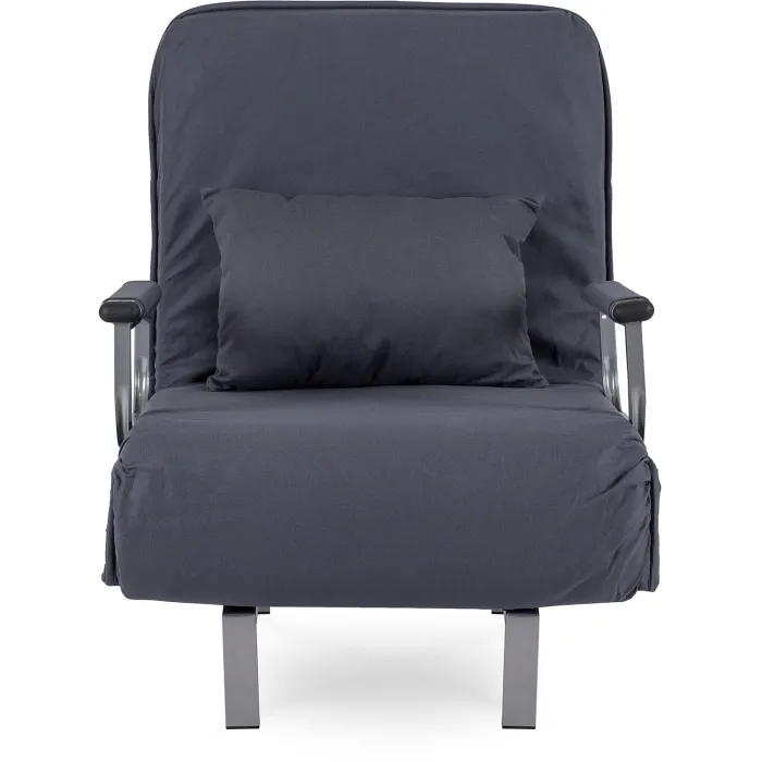 Крісло розкладне MEBEL ELITE DARK, тканина: сірий фото №2