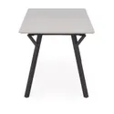 Розкладний стіл кухонний HALMAR BALROG 2 140-180x80 см, стільниця - світло-сіра, ніжки - чорні фото thumb №5