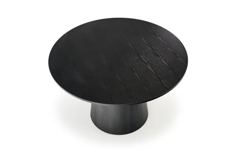Круглый стол GINTER 120x120 см, черный фото №10