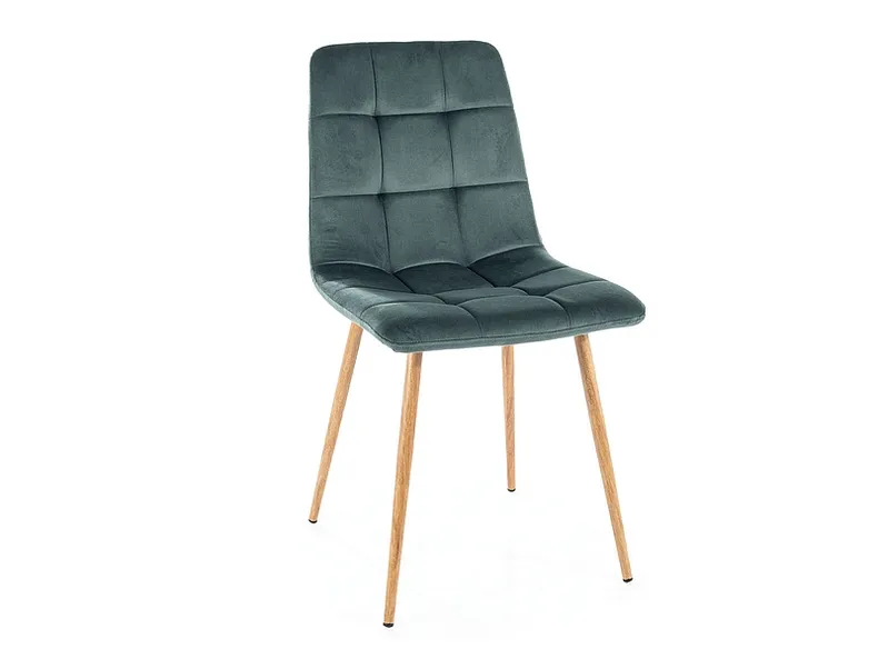 Кухонний стілець SIGNAL MILA Velvet, Bluvel 78 - зелений фото №20